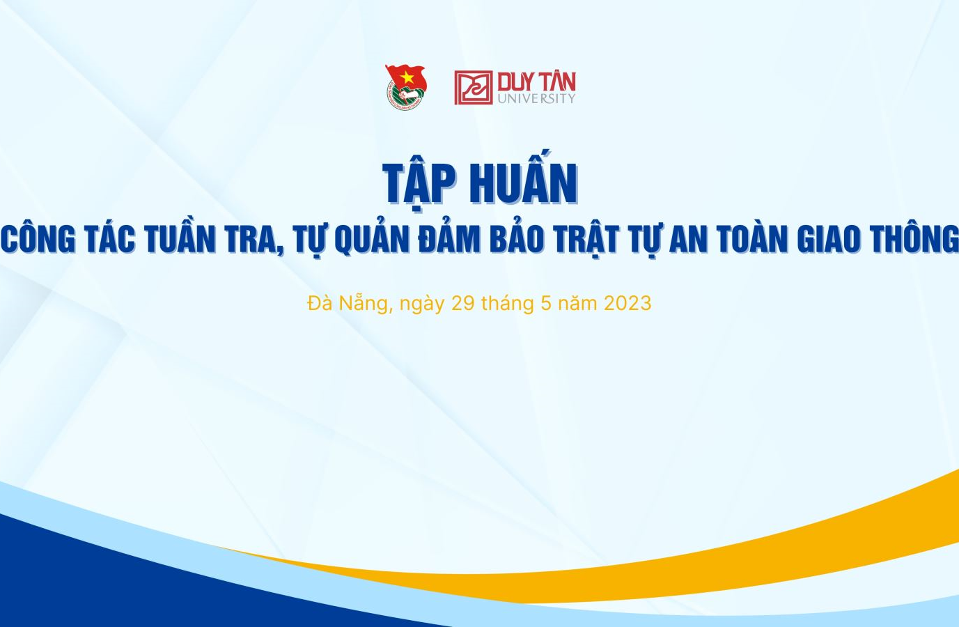 TẬP HUẤN CÔNG TÁC TUẦN TRA, ĐẢM BẢO TRẬT TỰ AN TOÀN GIAO THÔNG NĂM 2023